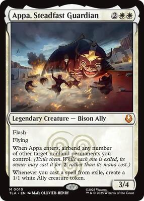 Appa, Steadfast Guardian card from Avatar: The Last Airbender