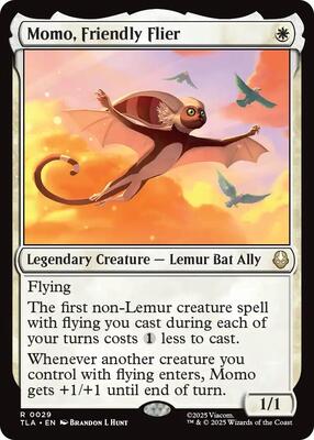 Momo, Friendly Flier card from Avatar: The Last Airbender