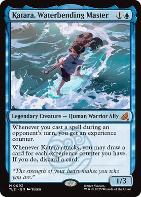 Katara, Waterbending Master card from Avatar: The Last Airbender: Eternal-Legal