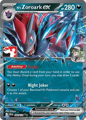 N's Zoroark ex - 098/159 card from Prize Pack Series Cards