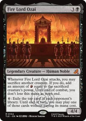 Fire Lord Ozai card from Avatar: The Last Airbender: Eternal-Legal