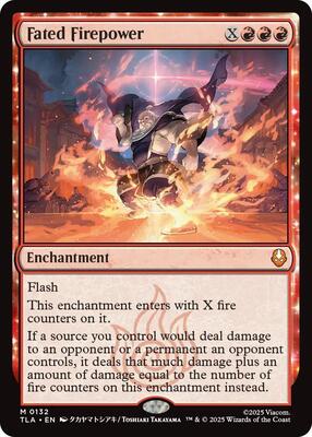Fated Firepower card from Avatar: The Last Airbender