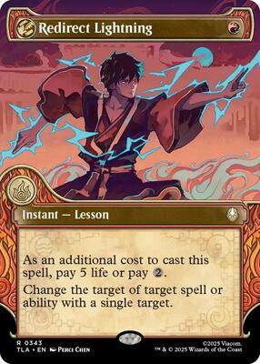 Redirect Lightning (Showcase) card from Avatar: The Last Airbender