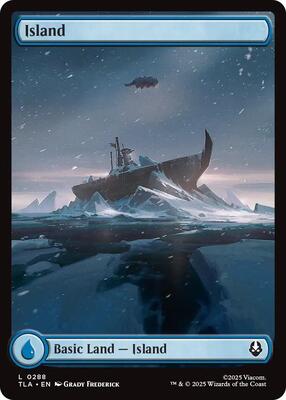Island (0288) card from Avatar: The Last Airbender