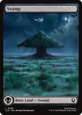 Swamp (0289) card from Avatar: The Last Airbender