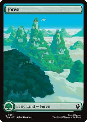 Forest (0291) card from Avatar: The Last Airbender