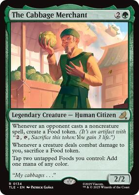 The Cabbage Merchant card from Avatar: The Last Airbender: Eternal-Legal
