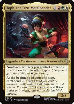 Toph, the First Metalbender card from Avatar: The Last Airbender