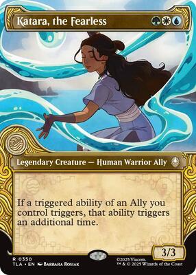 Katara, the Fearless (Showcase) card from Avatar: The Last Airbender