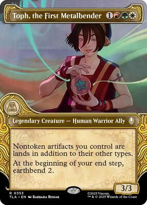 Toph, the First Metalbender (Showcase) card from Avatar: The Last Airbender