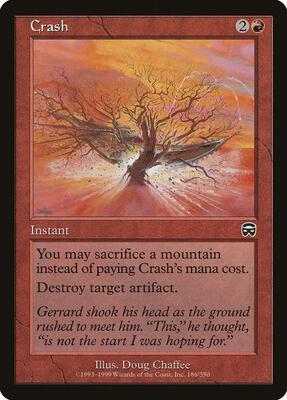 Crash card from Mercadian Masques