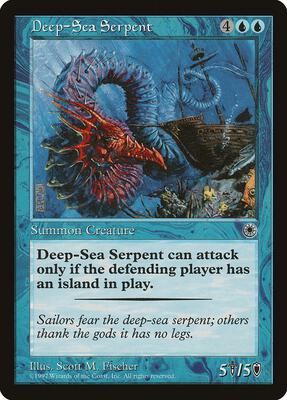 Deep-Sea Serpent card from Portal