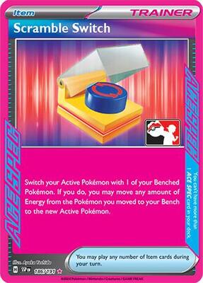 Scramble Switch - 186/191 card from Prize Pack Series Cards