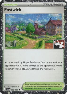 Postwick - 154/159 (Cosmos Holo) card from Prize Pack Series Cards