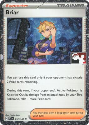Briar - 132/142 (Cosmos Holo) card from Prize Pack Series Cards