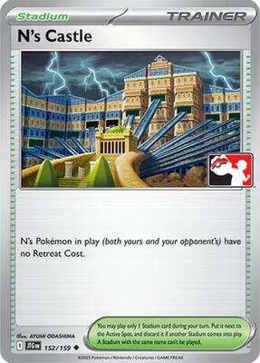 N's Castle - 152/159 card from Prize Pack Series Cards