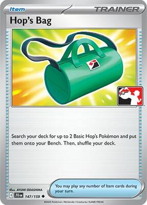 Hop's Bag - 147/159 card from Prize Pack Series Cards