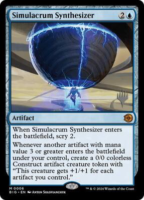 Simulacrum Synthesizer card from Promo Pack: Edge of Eternities