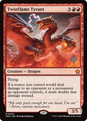 Twinflame Tyrant card from Promo Pack: Edge of Eternities