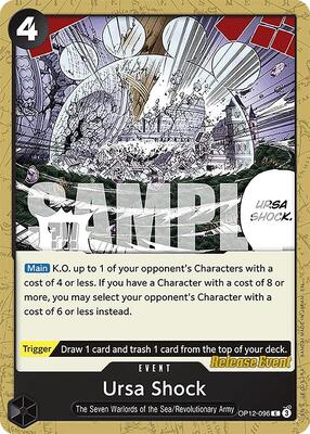 Ursa Shock card from Legacy of the Master Release Event Cards