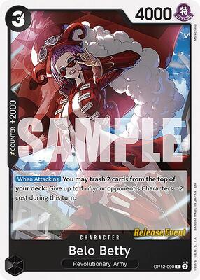 Belo Betty card from Legacy of the Master Release Event Cards