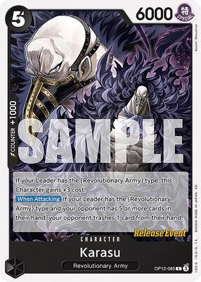 Karasu card from Legacy of the Master Release Event Cards
