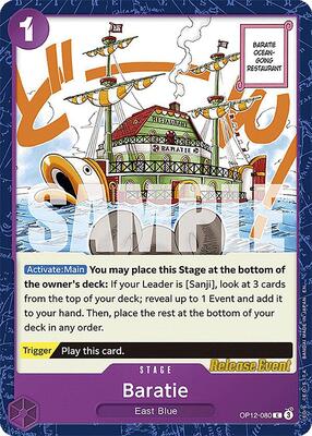 Baratie card from Legacy of the Master Release Event Cards
