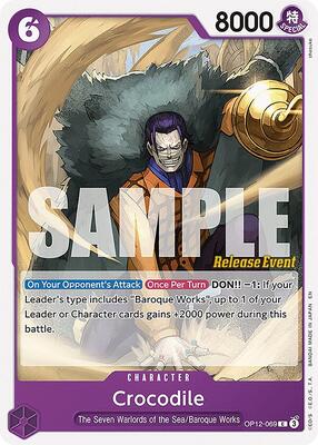 Crocodile card from Legacy of the Master Release Event Cards