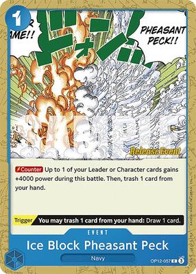Ice Block Pheasant Peck card from Legacy of the Master Release Event Cards