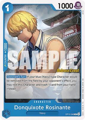 Donquixote Rosinante (048) card from Legacy of the Master Release Event Cards