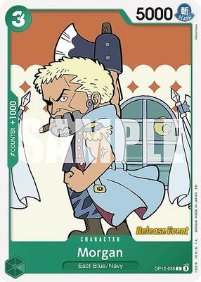 Morgan card from Legacy of the Master Release Event Cards