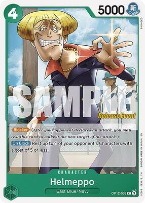 Helmeppo card from Legacy of the Master Release Event Cards