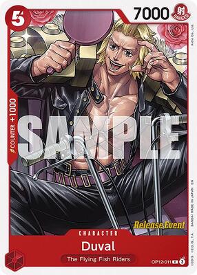 Duval card from Legacy of the Master Release Event Cards