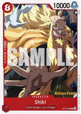 Shiki card from Legacy of the Master Release Event Cards