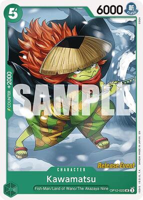 Kawamatsu card from Legacy of the Master Release Event Cards