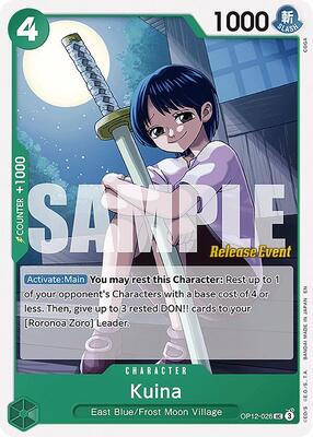 Kuina card from Legacy of the Master Release Event Cards