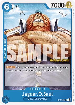 Jaguar.D.Saul card from Legacy of the Master Release Event Cards