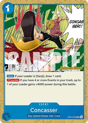 Concasser card from Legacy of the Master Release Event Cards