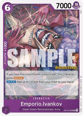 Emporio.Ivankov (065) card from Legacy of the Master Release Event Cards