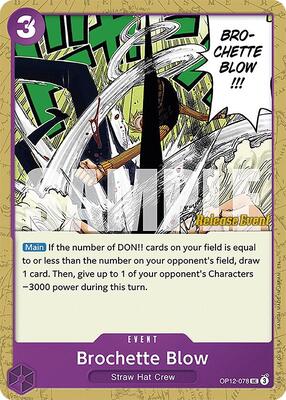 Brochette Blow card from Legacy of the Master Release Event Cards