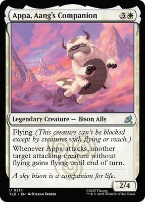 Appa, Aang's Companion (0214) card from Avatar: The Last Airbender: Eternal-Legal