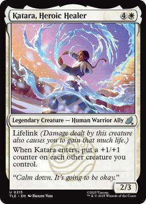 Katara, Heroic Healer (0215) card from Avatar: The Last Airbender: Eternal-Legal