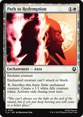 Path to Redemption card from Avatar: The Last Airbender