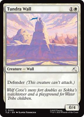 Tundra Wall (0220) card from Avatar: The Last Airbender: Eternal-Legal