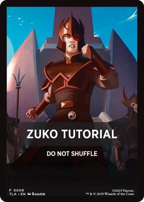 Zuko Tutorial Theme Card card from Avatar: The Last Airbender