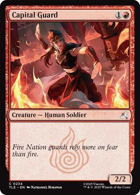 Capital Guard (0234) card from Avatar: The Last Airbender: Eternal-Legal