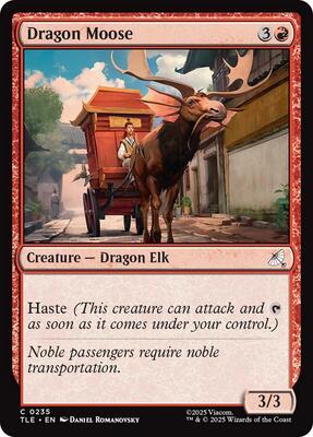 Dragon Moose (0235) card from Avatar: The Last Airbender: Eternal-Legal