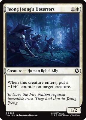 Jeong Jeong's Deserters card from Avatar: The Last Airbender