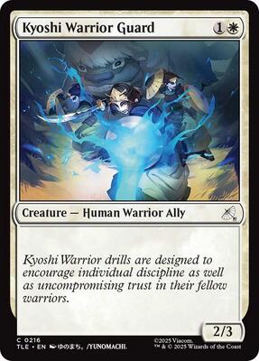 Kyoshi Warrior Guard card from Avatar: The Last Airbender: Eternal-Legal