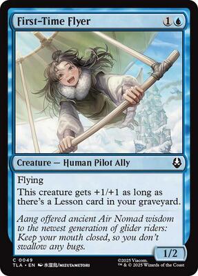 First-Time Flyer card from Avatar: The Last Airbender